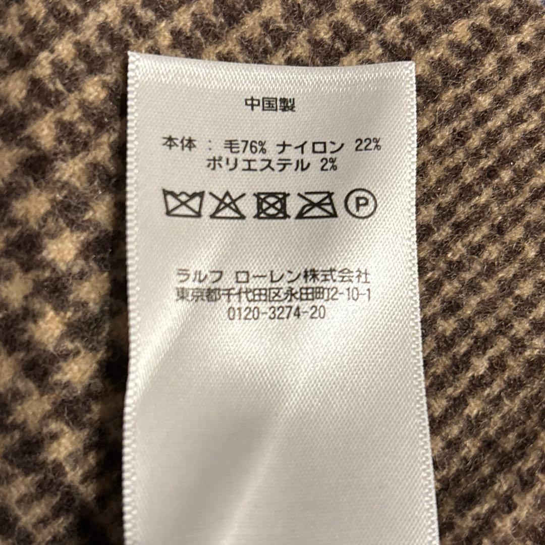 Polo Ralph Lauren チェック柄ロングコート サイズ2
