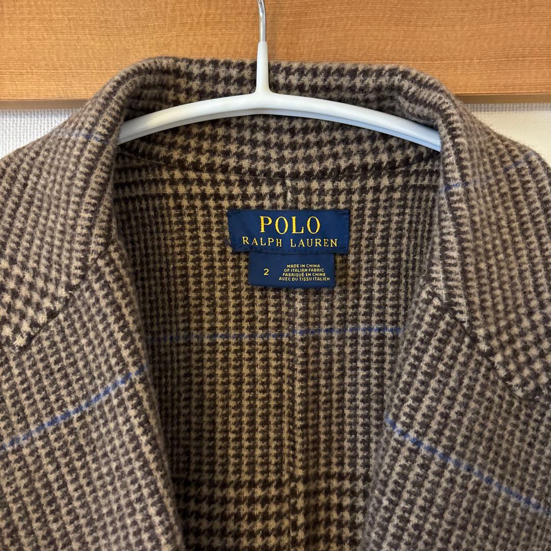 Polo Ralph Lauren チェック柄ロングコート サイズ2