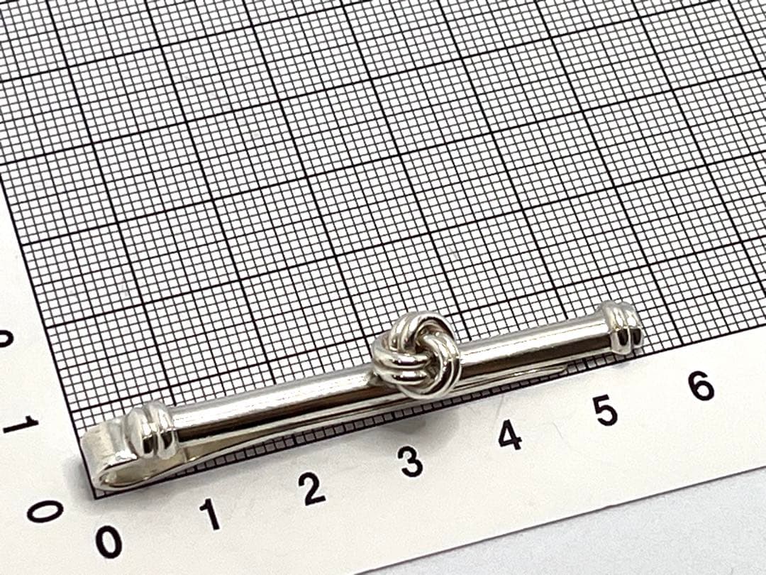 c787 美品　希少　ティファニー　ツイスト　ノット　ネクタイピン　925