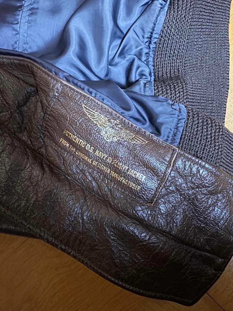 復刻 W&G社製 USN G1フライトジャケット 55J14 size42