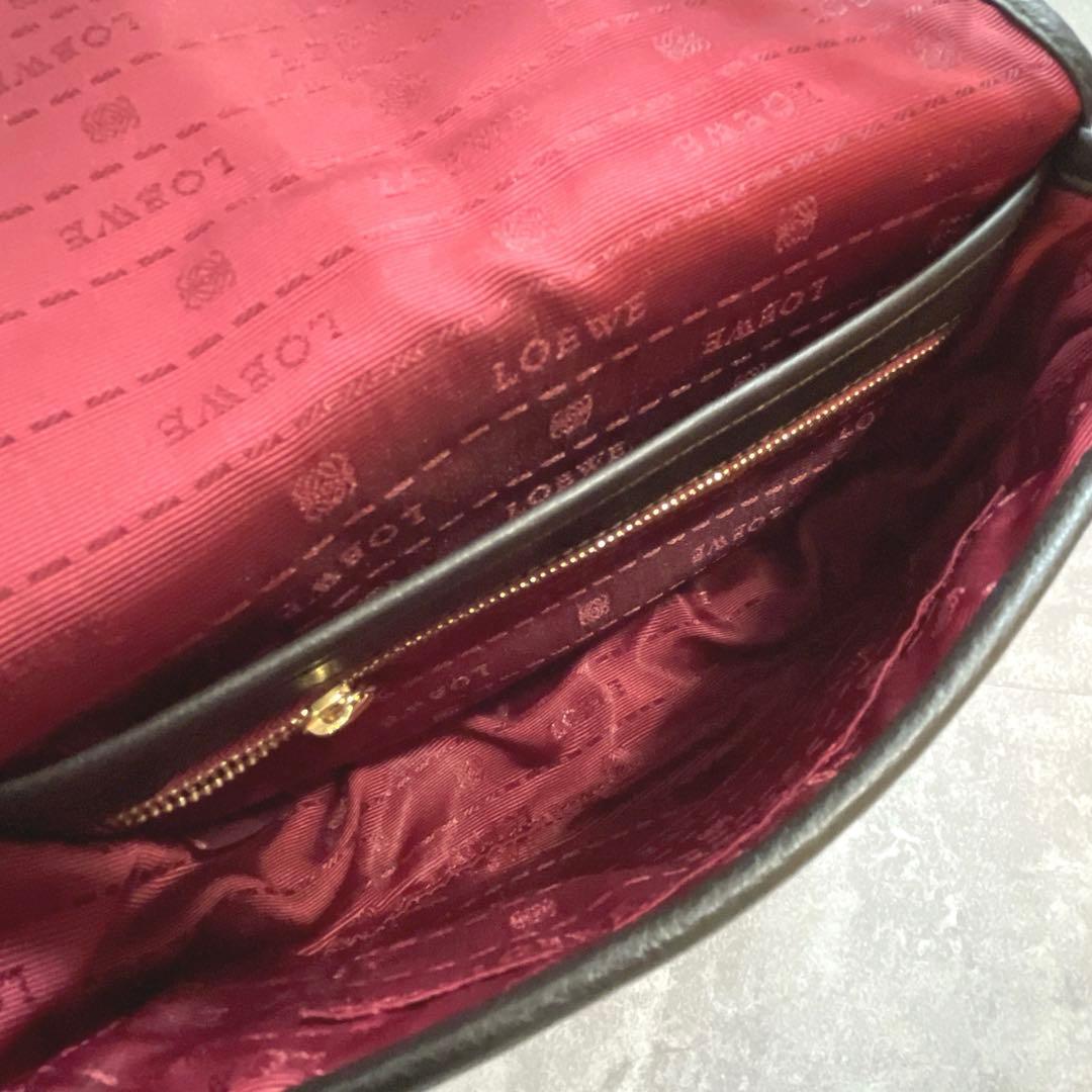 く*み様 美品 LOEWE ロエベ ヘリテージ レザーショルダーバッグ