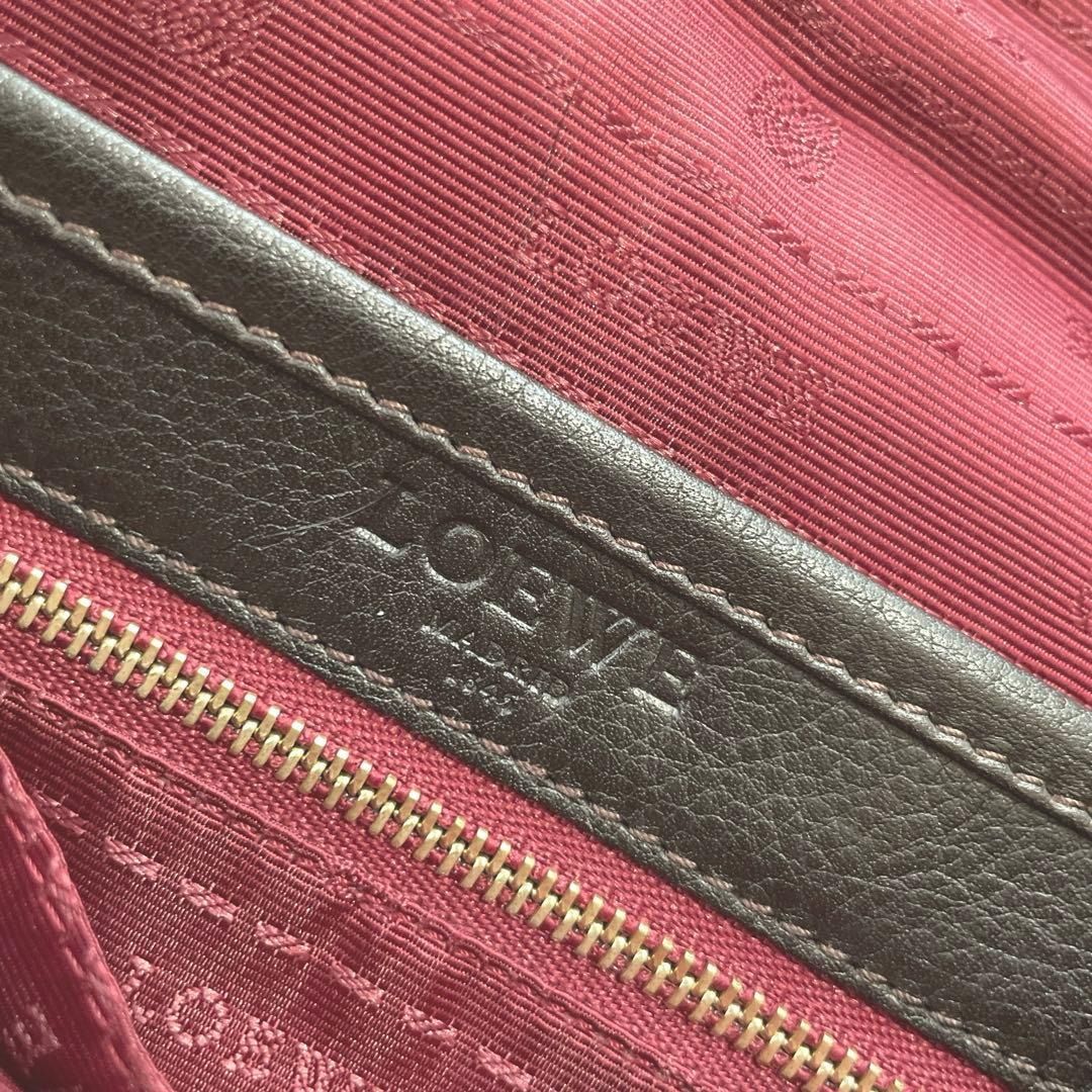 く*み様 美品 LOEWE ロエベ ヘリテージ レザーショルダーバッグ