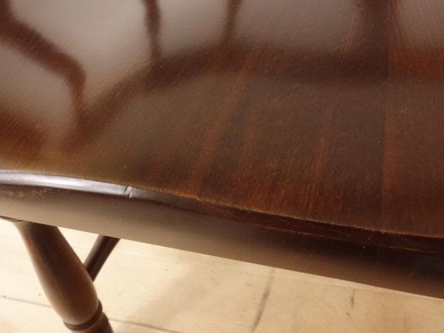 飛騨産業　キツツキ　穂高　アームチェアー②　イス　椅子　 木製　再塗装済ＵＳＥＤ