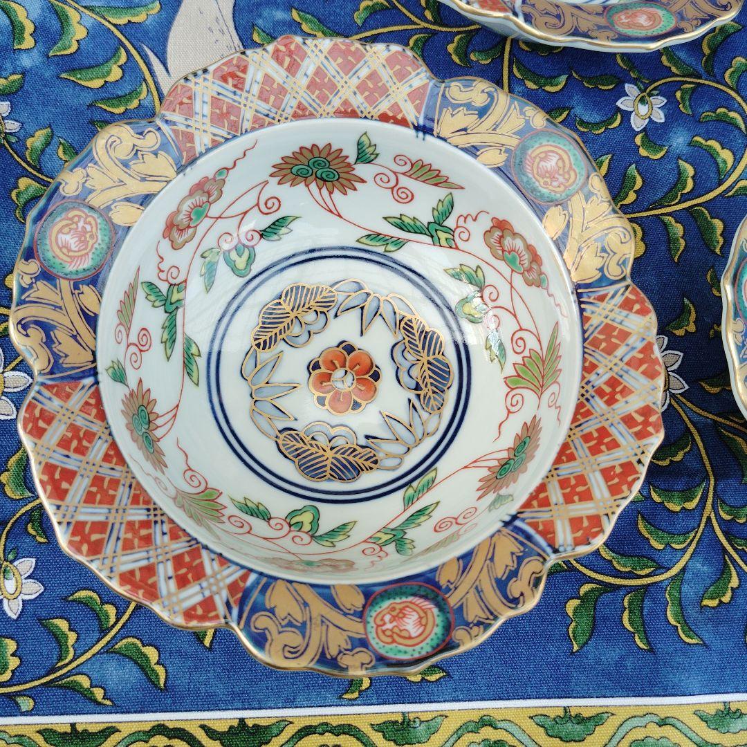 波佐三焼、林九郎作　小鉢5客