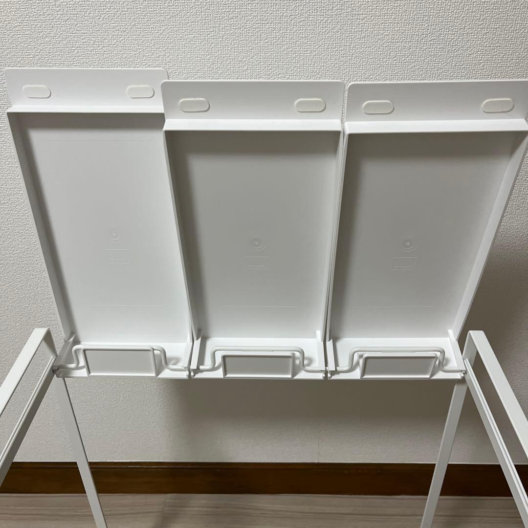 山崎実業 tower タワー 目隠し分別ダストワゴン 3分別