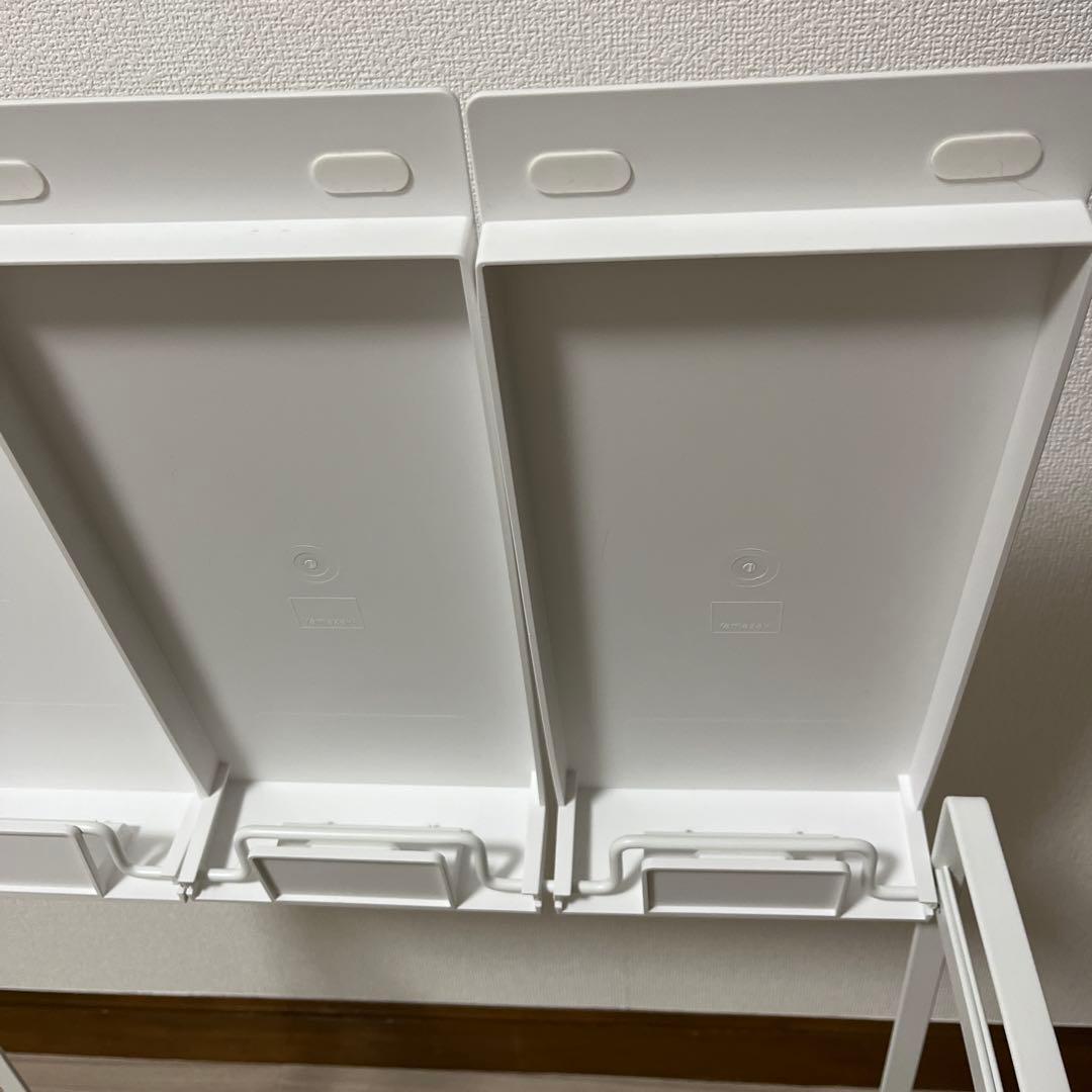 山崎実業 tower タワー 目隠し分別ダストワゴン 3分別