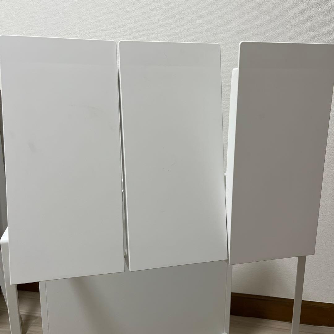 山崎実業 tower タワー 目隠し分別ダストワゴン 3分別