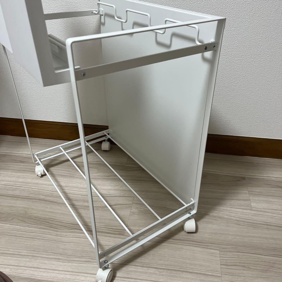 山崎実業 tower タワー 目隠し分別ダストワゴン 3分別