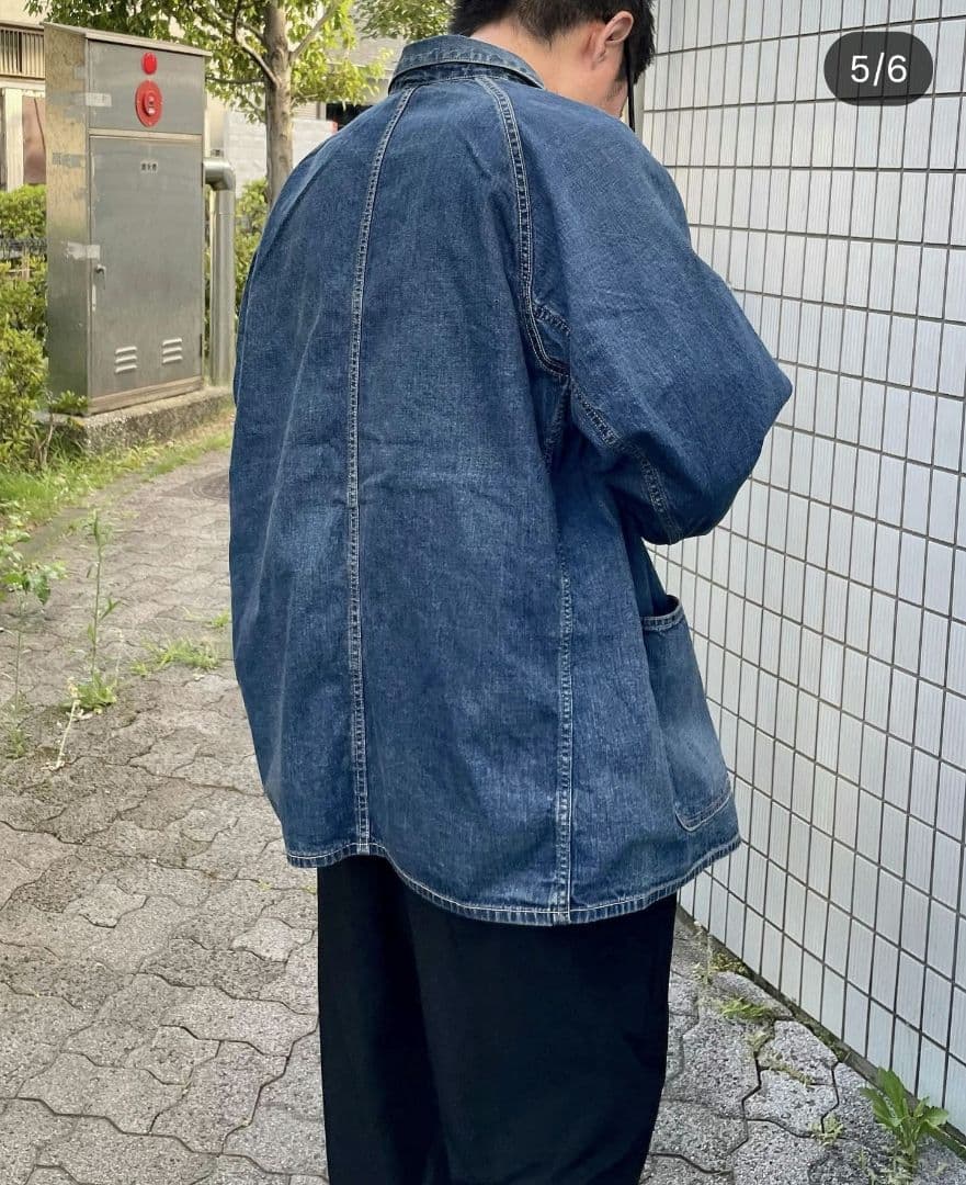 美品23aw A.PRESSE Denim Coverall Jacket 2