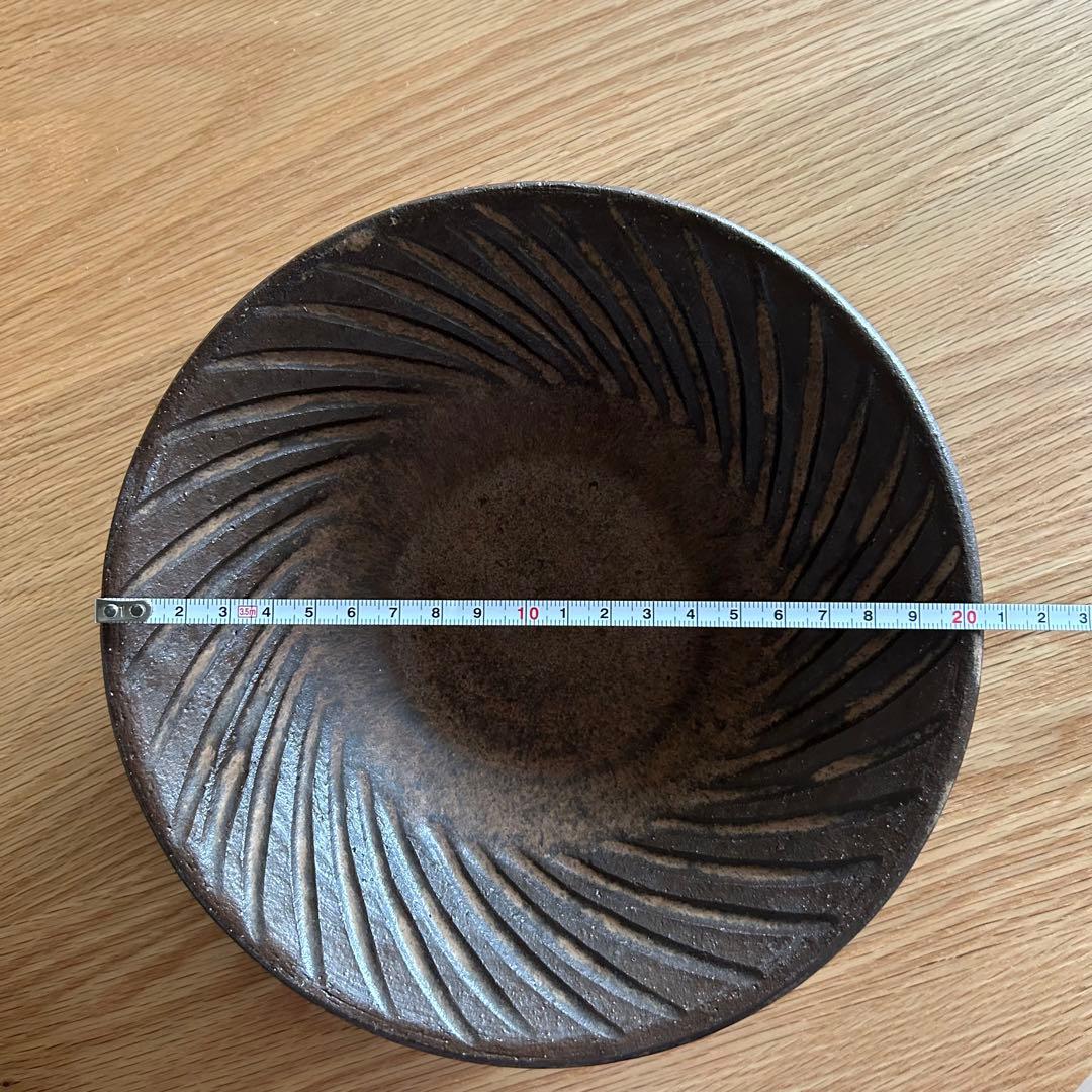 【小澤基晴さん】ぐるぐる 7寸深皿