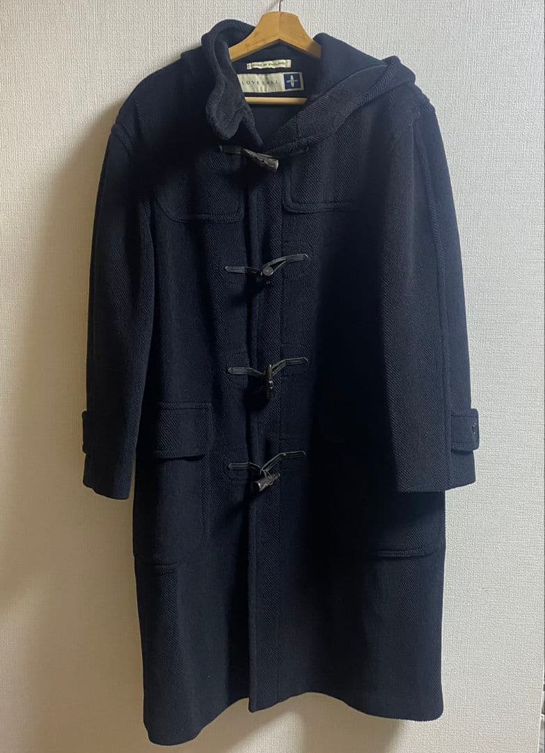 90s グローバーオール ダッフルコートムーアブルックブラック