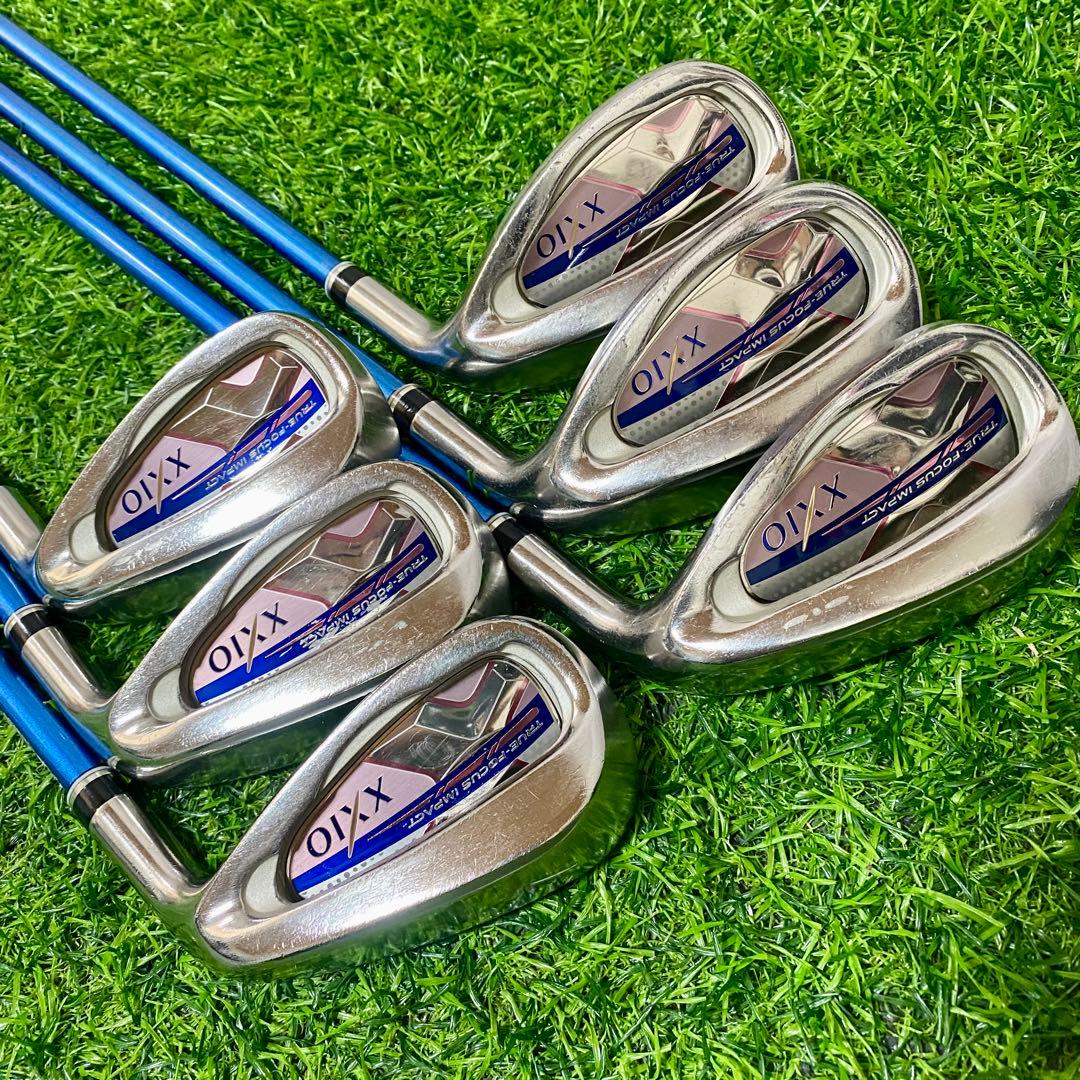 XXIO ゼクシオ10 アイアンセット 6本 L 右 レディース ゴルフクラブ