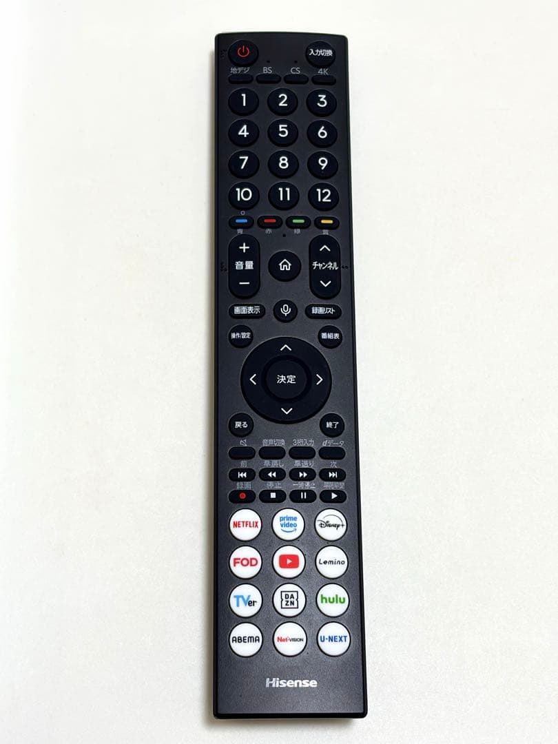 2025年10月発売　Hisense　4Kスマートテレビ　43A6R　3年保証