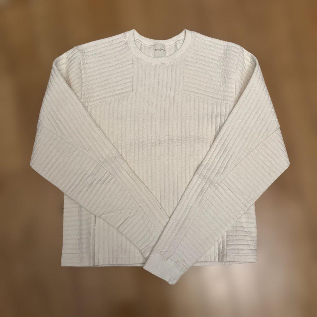 jonnlynxキルトボーダープルオーバー