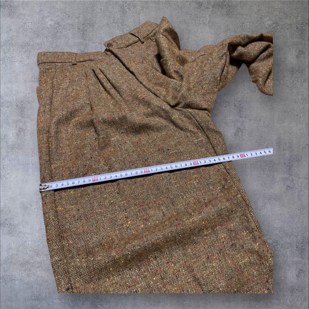 bless ネップ　ワイド　バギースラックス　フレア　archive 古着