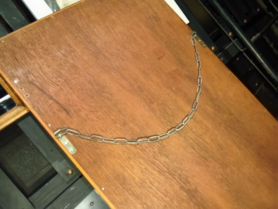 1970's　ビンテージ　デンマーク　チーク　無垢材　ウォールミラー　全身鏡