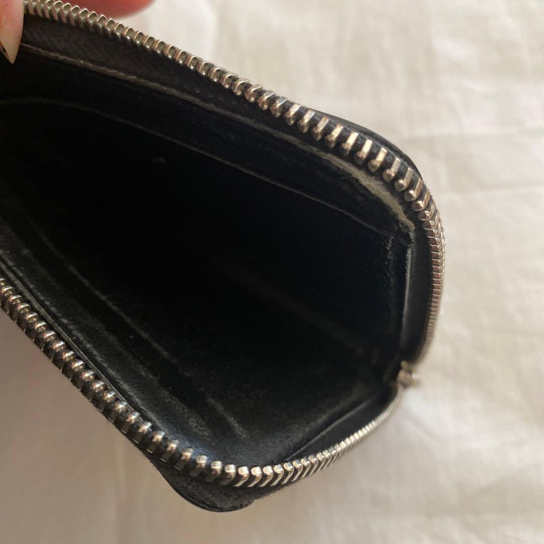 サンローラン レザー コンパクト メンズ　ウォレット 財布　二つ折り財布