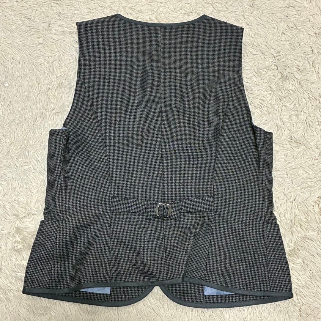 【未使用】 事務服 XL 13号 ベスト1枚 フレアスカート2枚 チャコール