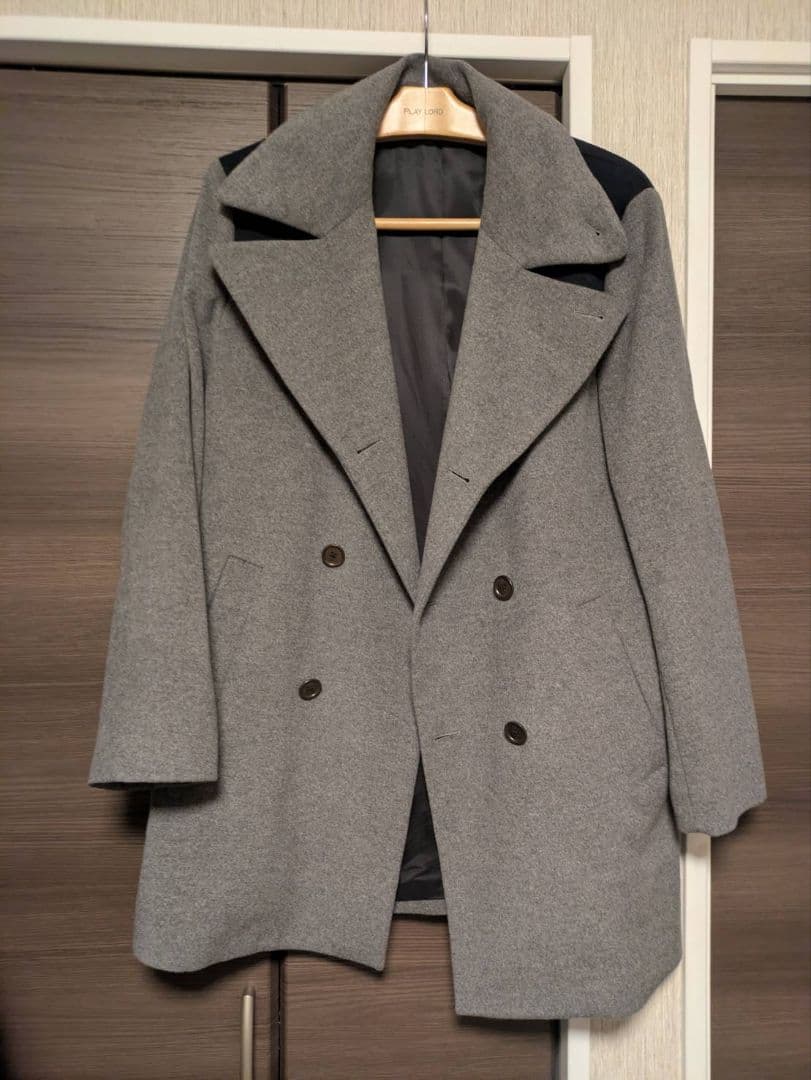 Paul Smith グレー ダブルブレスト コート