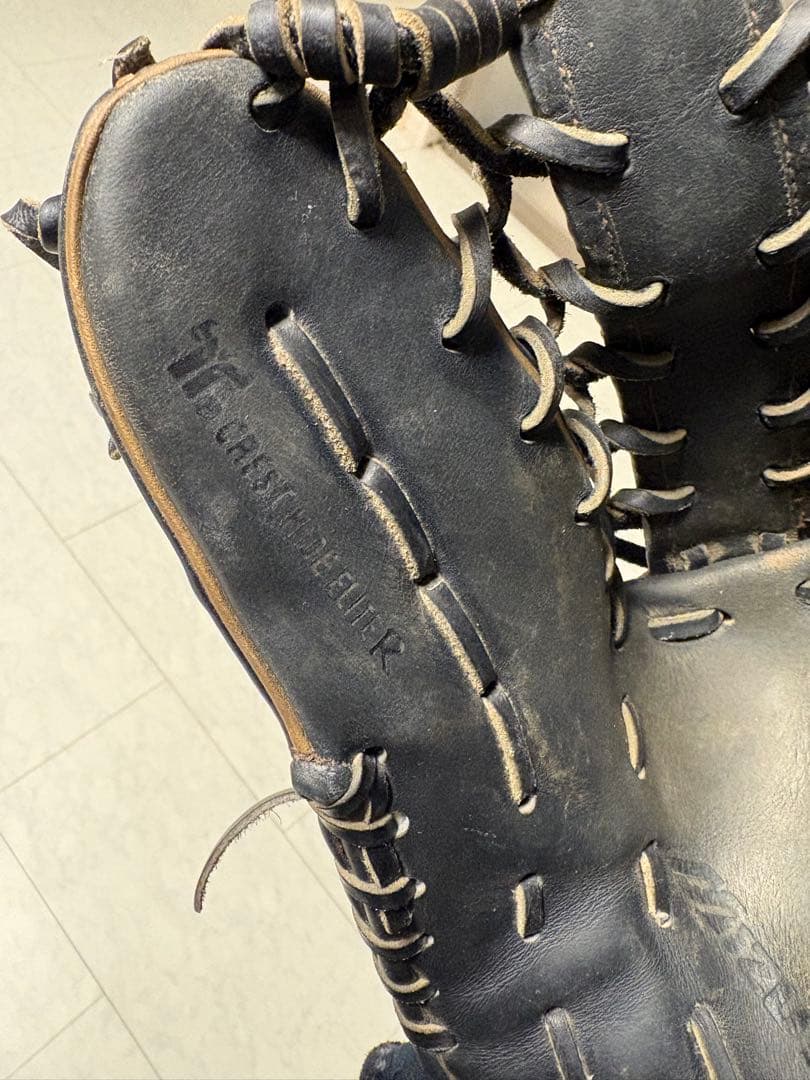 ミズノ　Mマーク　軟式グローブ　プラチナロゴ　イチローモデル