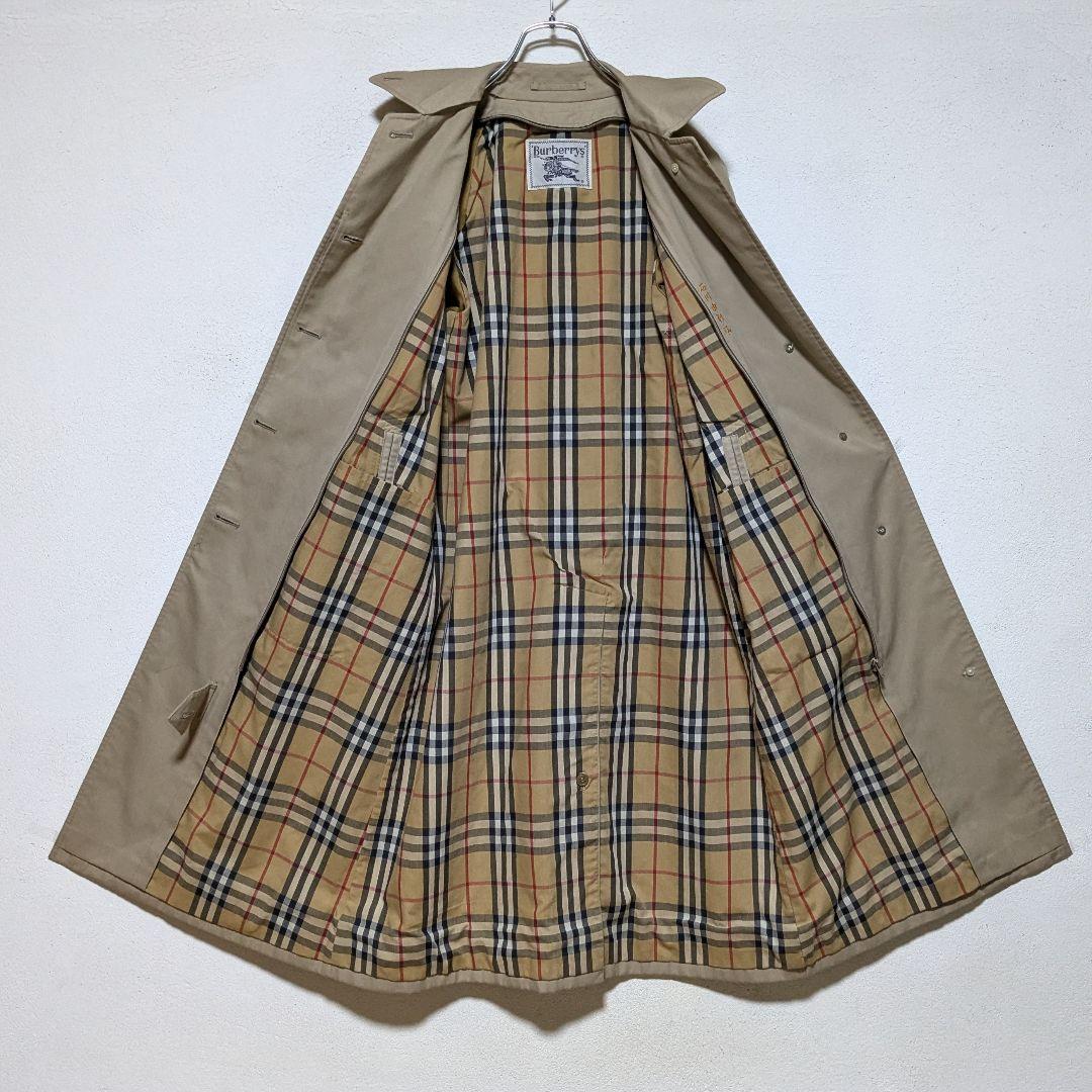 80～90s バーバリー ステンカラーコート レディース 白タグ ライナー 26