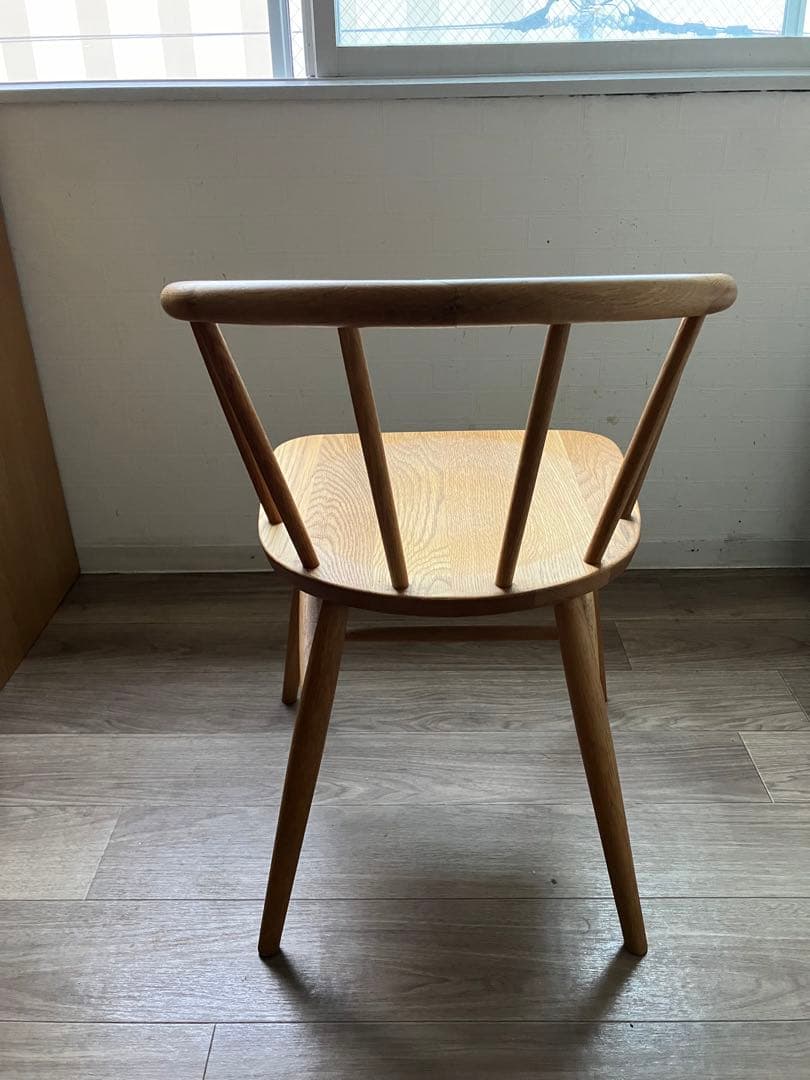☆最終価格　廃盤　無印良品　オーク無垢材チェア　難あり