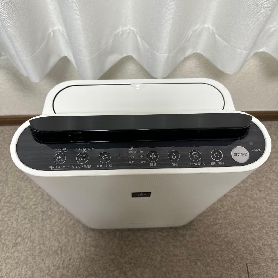 SHARP KC-G50 空気清浄機 ホワイト