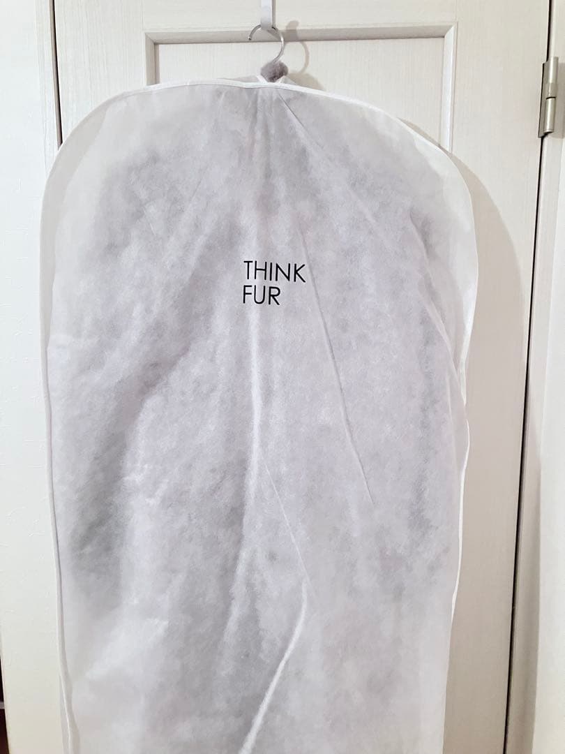 値下げ！THINK FURシンクファー　美品！エコファーコート　ノベルティー付