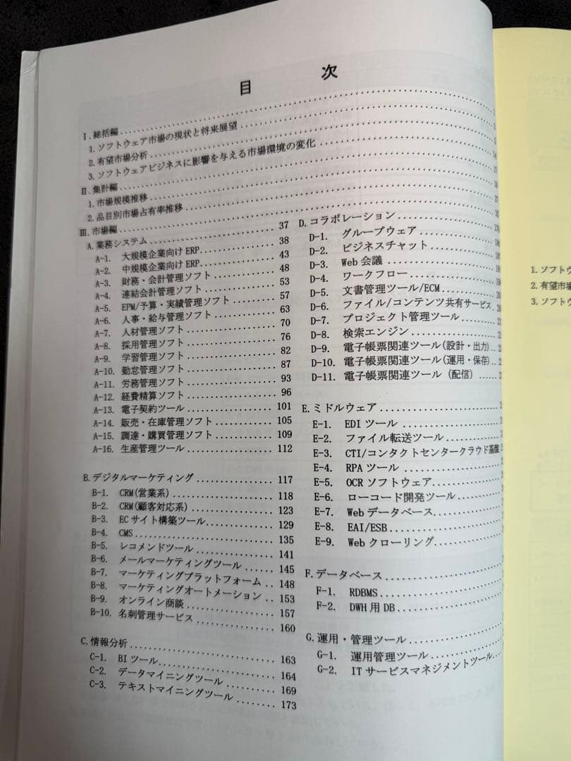 ソフトウェアビジネス新市場 2021年版 集計ファイル版セット