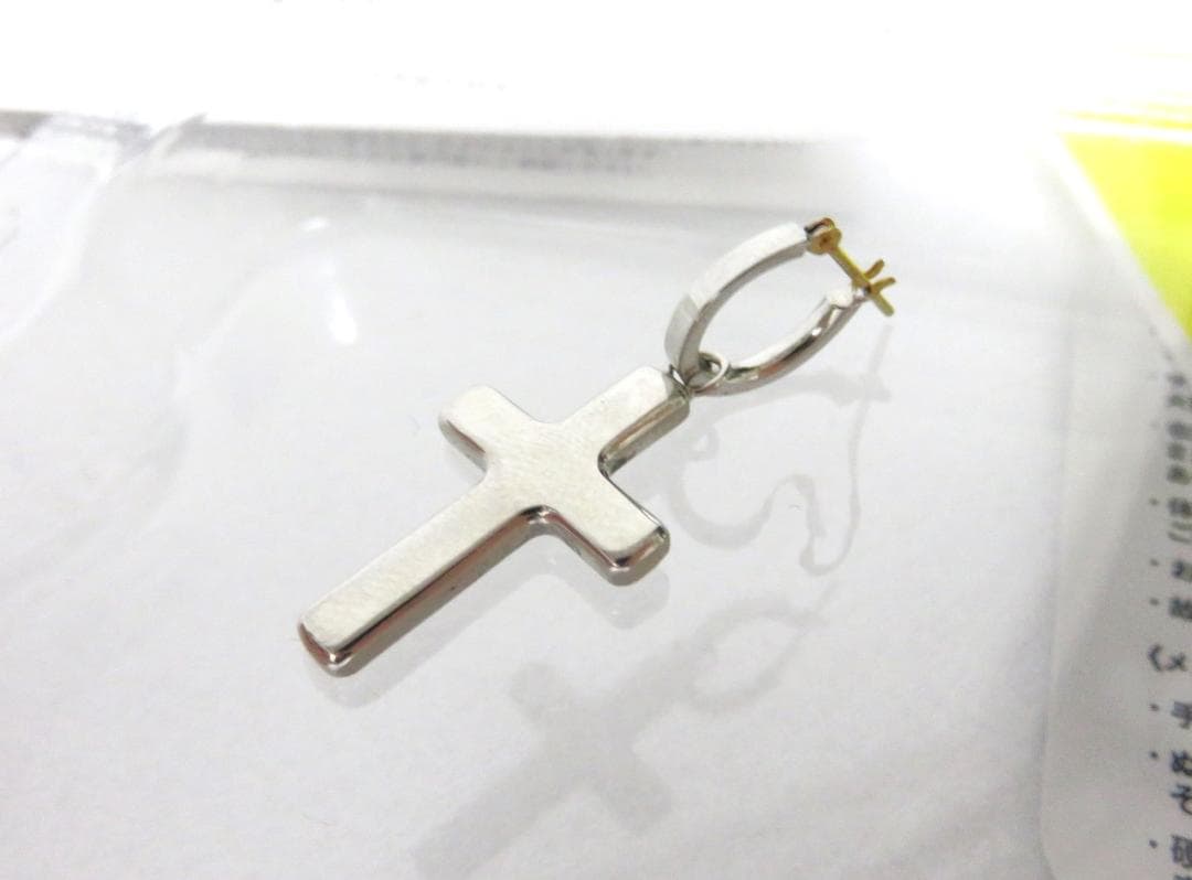 定価3.3万 新品 CAREERING CROSS シルバー 925 ピアス