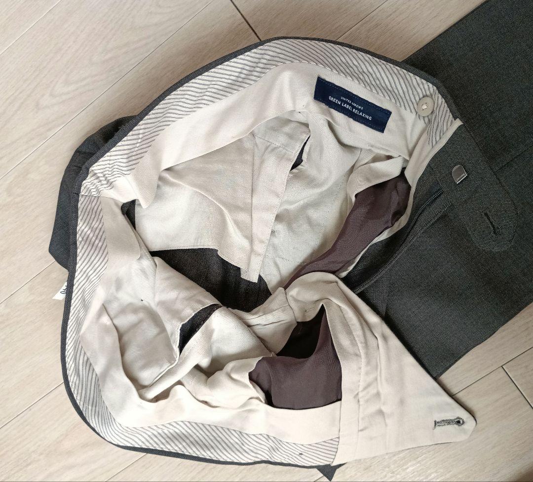 クリーニング済み　イタリア生地　スーツ　③　REDA　採寸サイズ記載