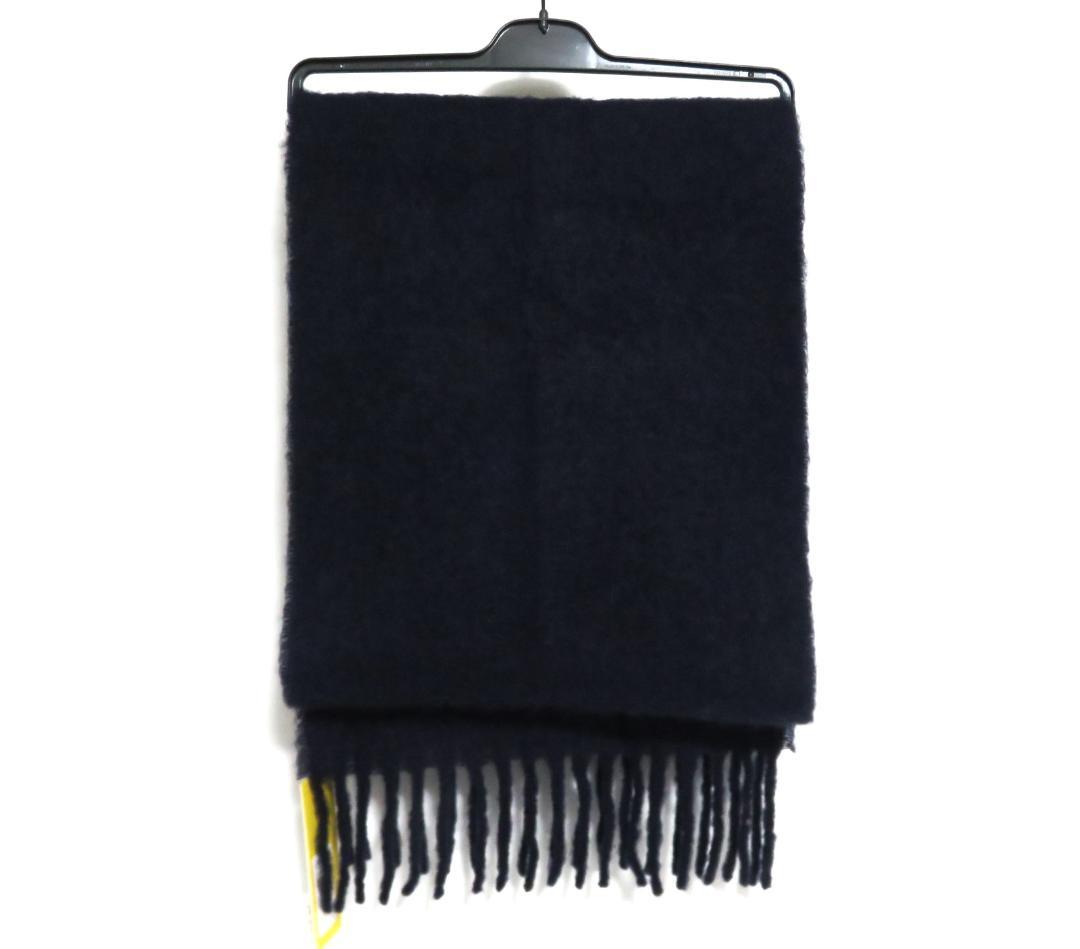 定価5.9万 新品 MARNI アルパカ マフラー ネイビー イタリア製 マルニ