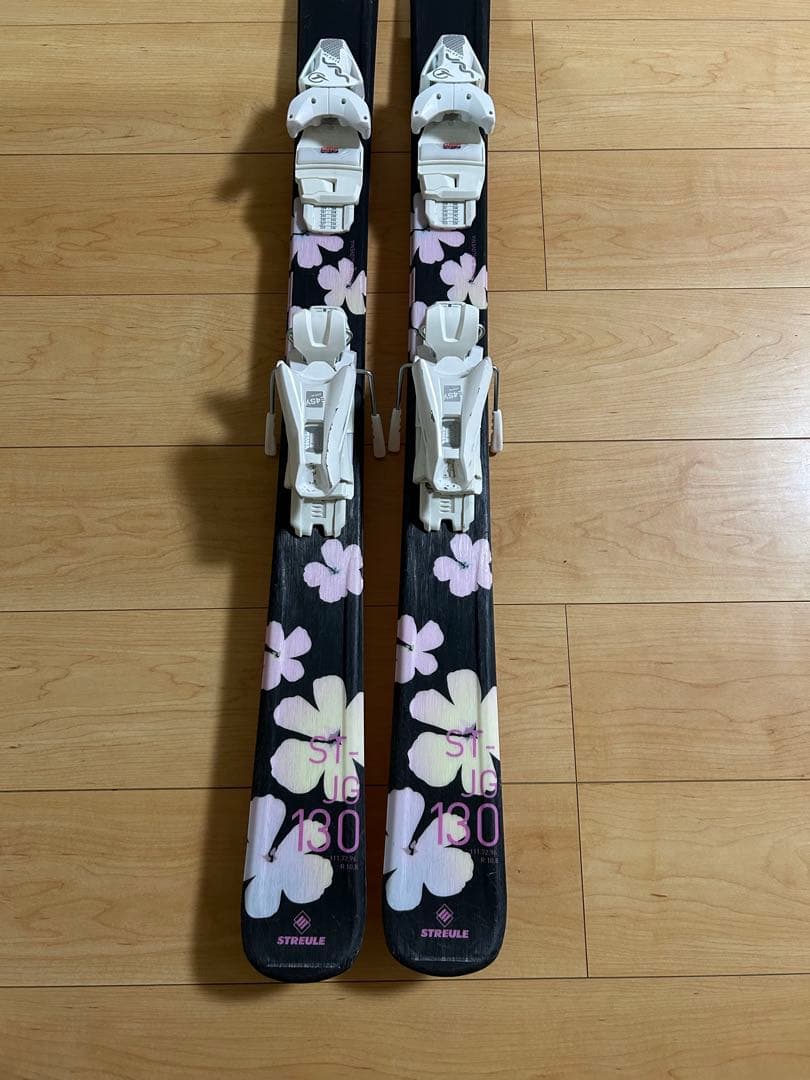 STREULE シュトロイレ スキー板 ジュニア130 ビンディング、ケース付き