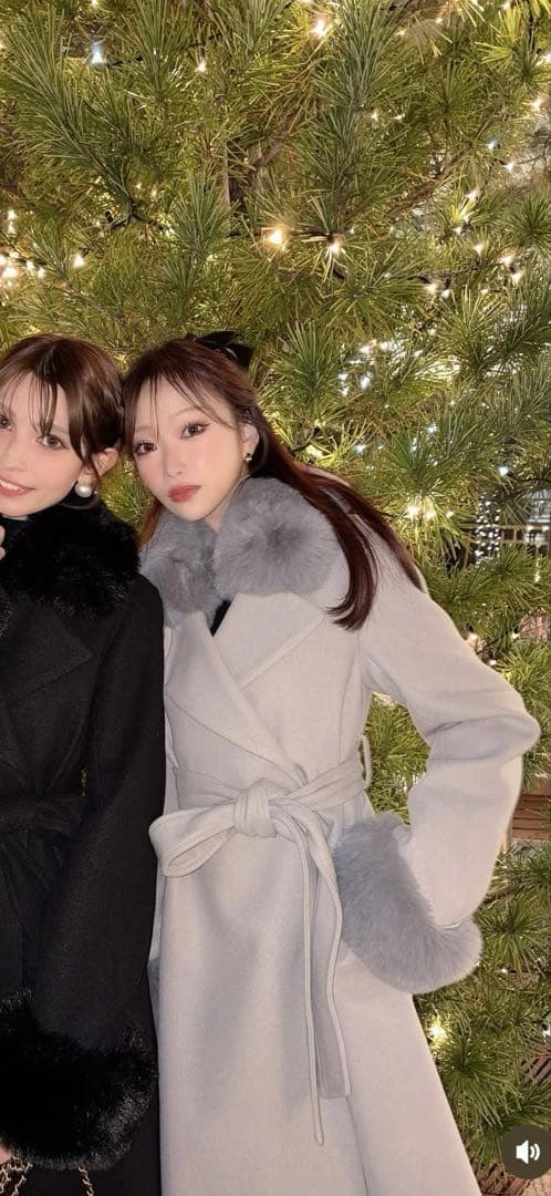 RESEXXY ファー付きコート