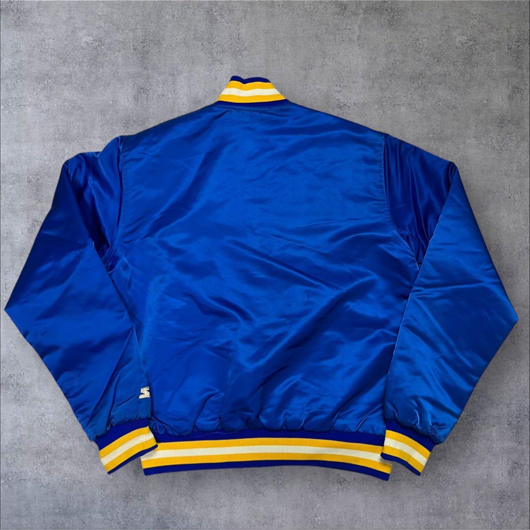 80s STARTER ピッツバーグ大学 サテンスタジャン カレッジ刺繍ロゴ