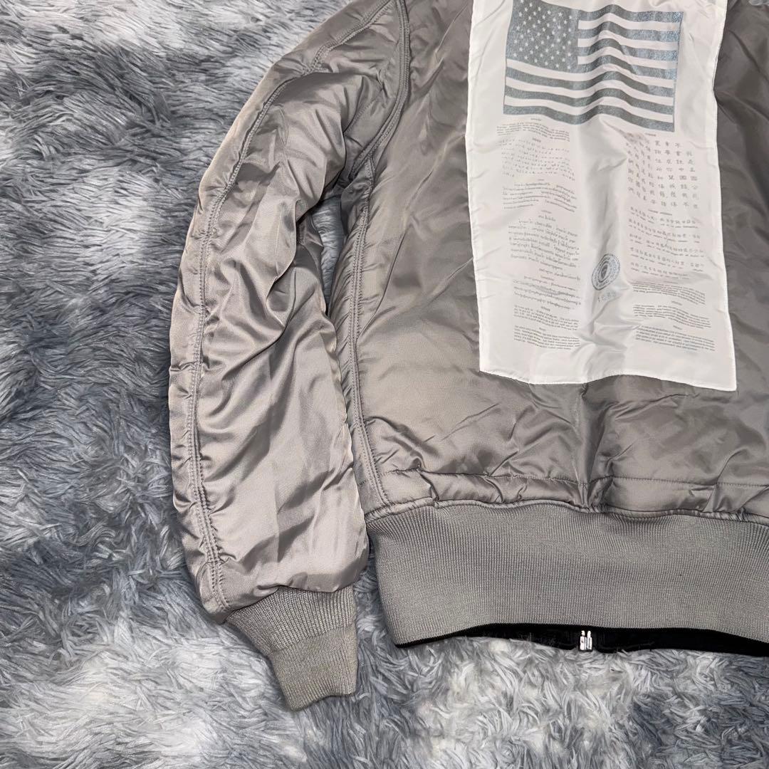 美品 Alpha Industries MA-1 フライトジャケット 星条旗