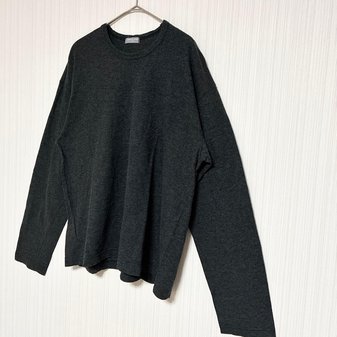✨極美品✨コムデギャルソンオム　ウール✖️コットン　ロングtシャツ　グレー