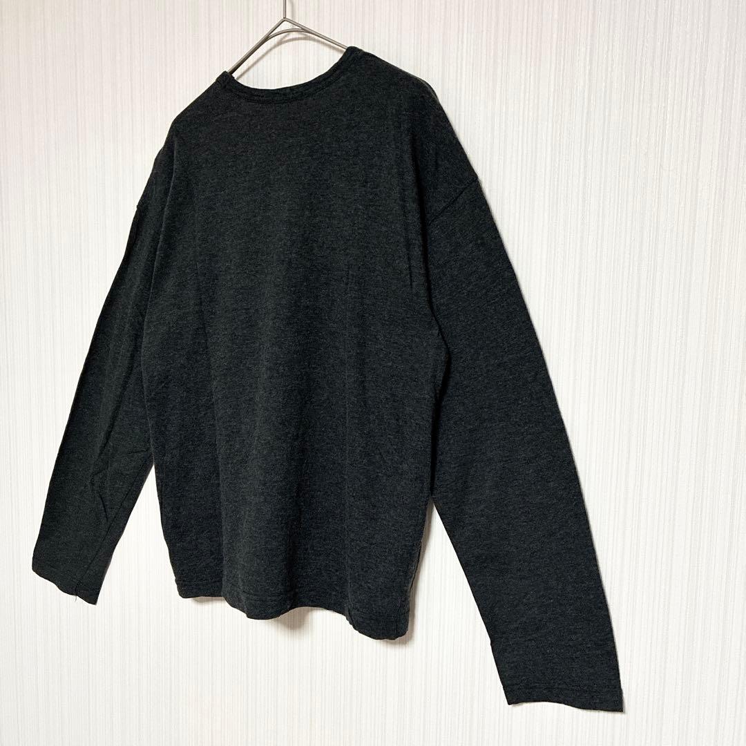 ✨極美品✨コムデギャルソンオム　ウール✖️コットン　ロングtシャツ　グレー