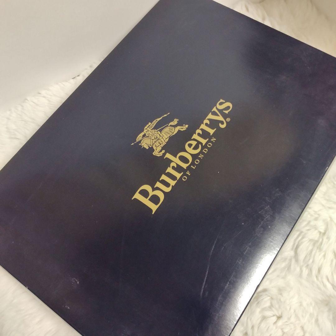 ✨未使用✨ バーバリー　刺繍　ノバチェック　ウール　ひざ掛け 65×120cm