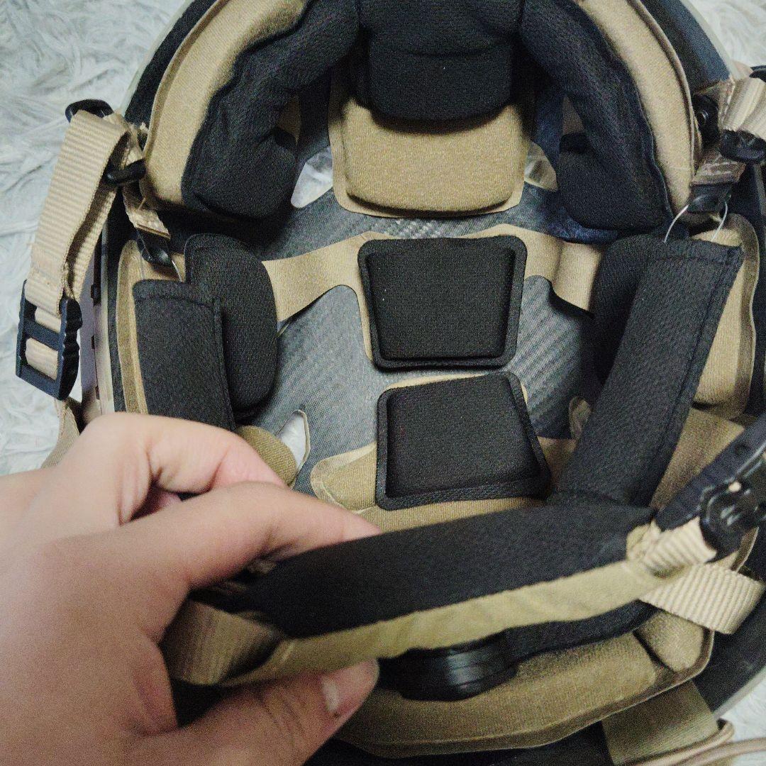 ops sfヘルメット個人装備 炭素繊維 forward