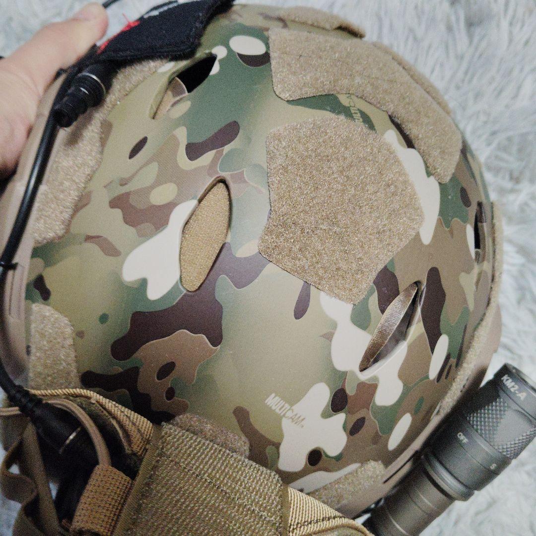 ops sfヘルメット個人装備 炭素繊維 forward