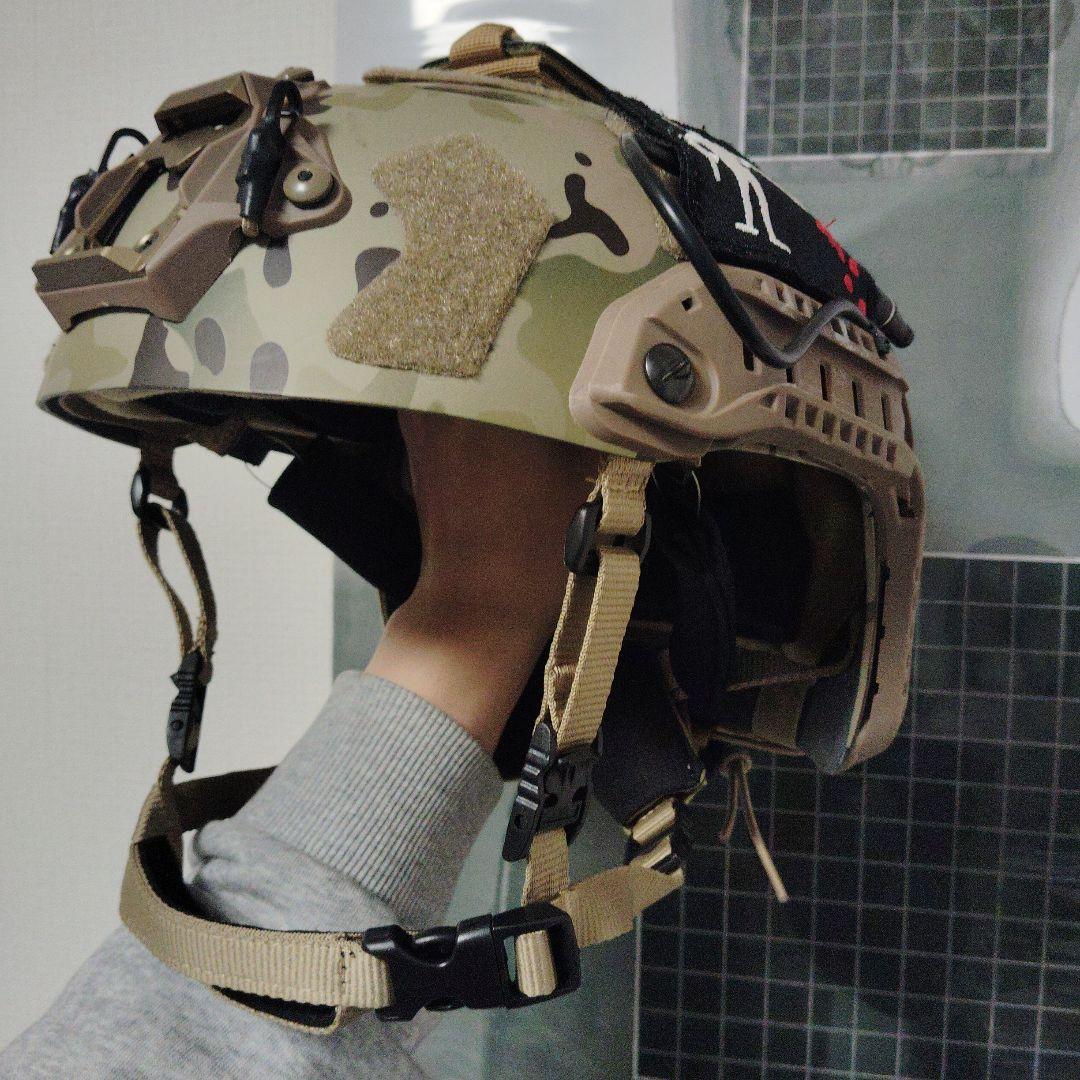 ops sfヘルメット個人装備 炭素繊維 forward