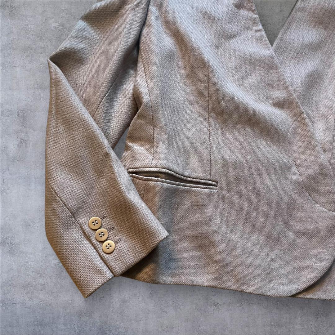 イタリア製 GIORGIO ARMANI ノーカラージャケット