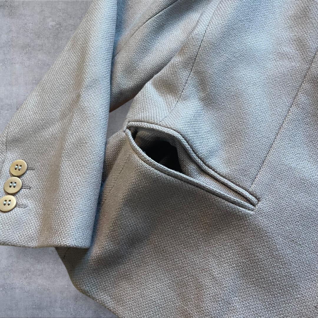イタリア製 GIORGIO ARMANI ノーカラージャケット