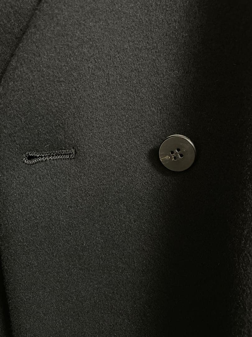 ★2/1まで　mame ノーカラーコート ブラック サイズ2