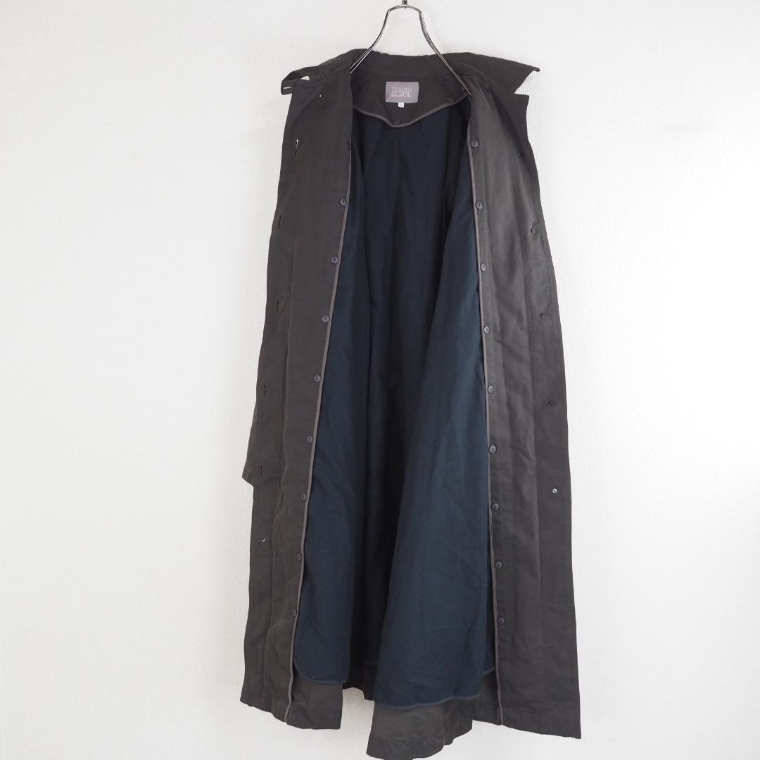 A4312★美品★TOKUKO1erVOL*トレンチコート*ロング丈*9*焦げ茶