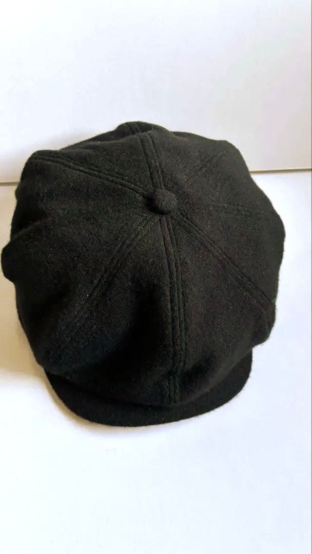 ウール 黒 キャスケット　Ｈ.W.DOG 新品同様