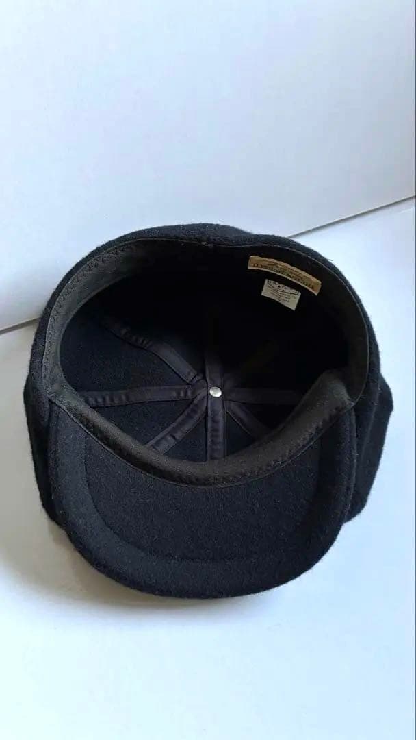 ウール 黒 キャスケット　Ｈ.W.DOG 新品同様