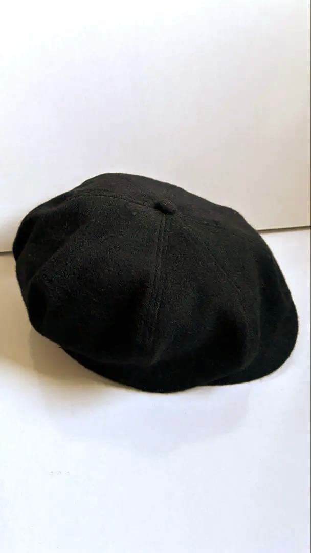 ウール 黒 キャスケット　Ｈ.W.DOG 新品同様