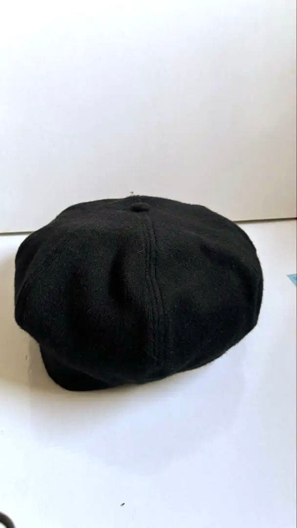 ウール 黒 キャスケット　Ｈ.W.DOG 新品同様